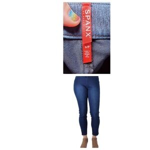 SPANX Jean-ish Ankle Leggings size Small 27x28 High‎ Rise Skinny Stretch Denim